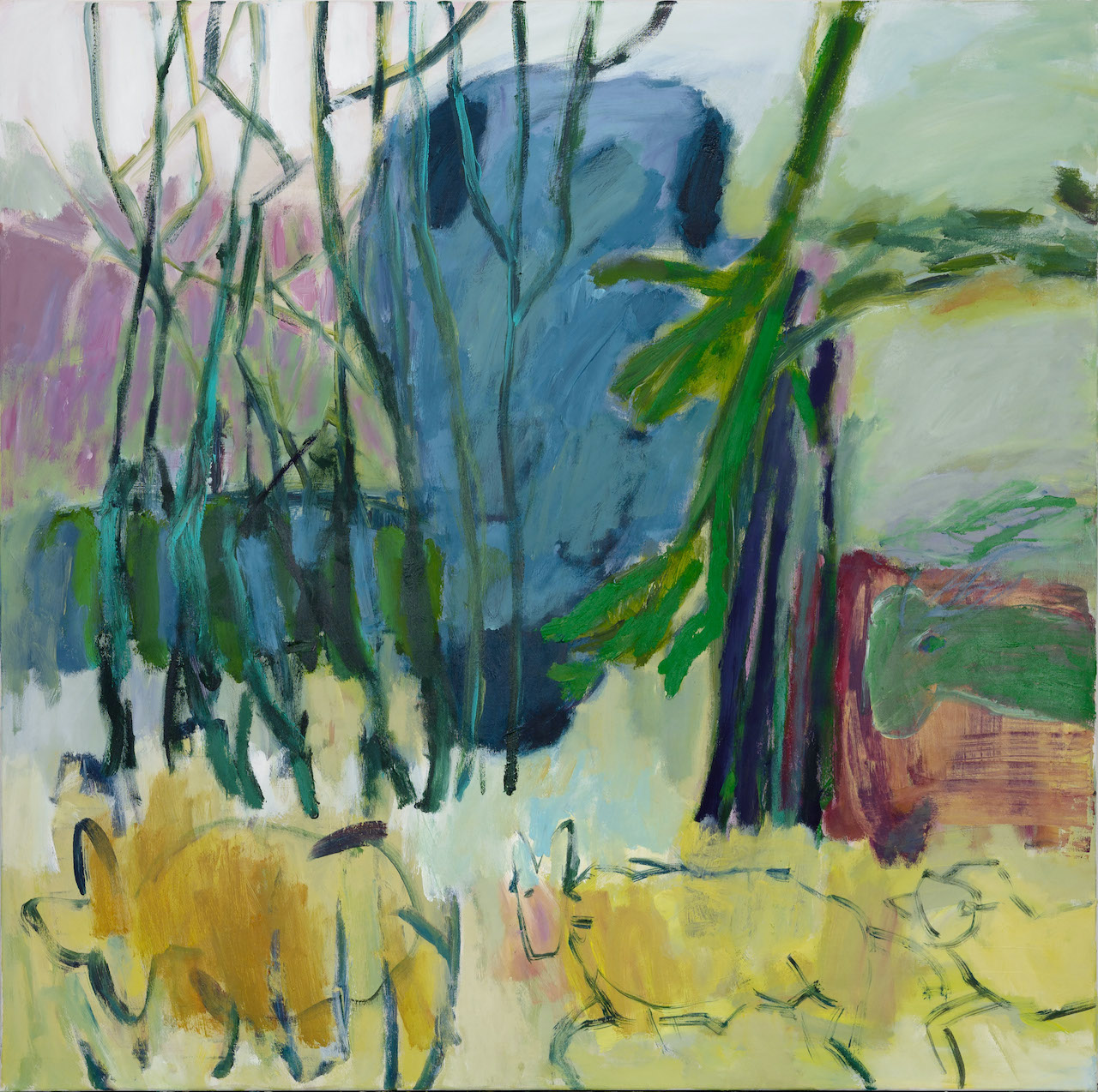 Im Gelande 22022 130 x 130 cm